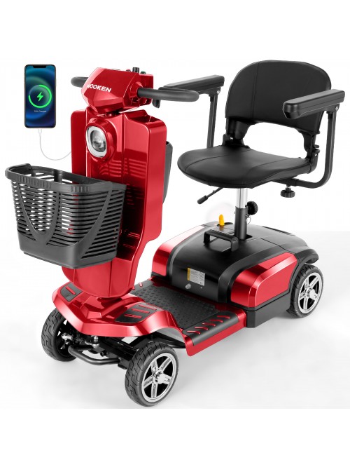 WOOKEN 24V 12AH Mobility Scooter for Adults, Senio...