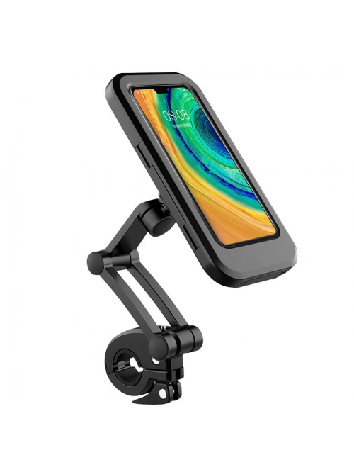 Waterproof Bike Phone Holder, Touch-Screen Stand M...