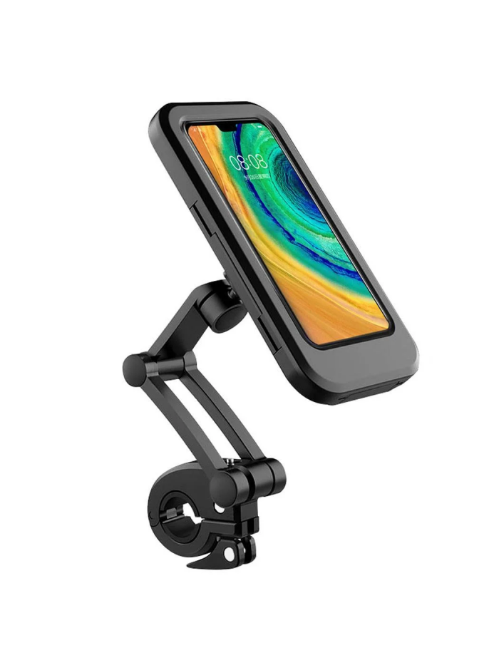 Waterproof Bike Phone Holder, Touch-Screen Stand Motorcycle Ebike Cycling Cell Holder MesTG